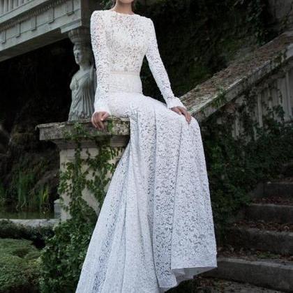 High Quality Wedding Dresses 2016 White Mermaid..