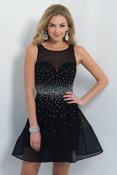 Black Short Cocktail Dresses 2016 Party Dress Fashion Formal Dress Sleeveless Cocktail Party Gowns